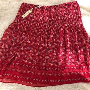 🌺NTW Max Studio Red Skirt
